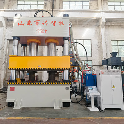 百興智能1250噸石英石水槽液壓機